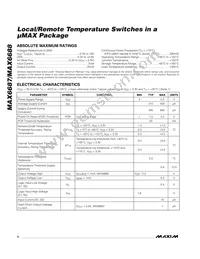MAX6687AU75L+T Datasheet Page 2