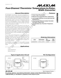 MAX6691MUB+T Datasheet Cover