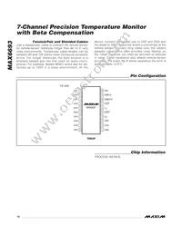 MAX6693UP9A+T Datasheet Page 18