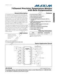 MAX6693UP9A+TG05 Datasheet Cover