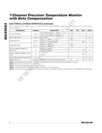 MAX6693UP9A+TG05 Datasheet Page 4