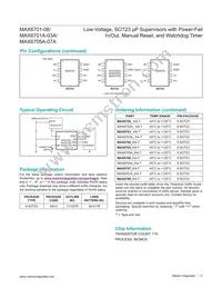 MAX6707MKA+ Datasheet Page 11