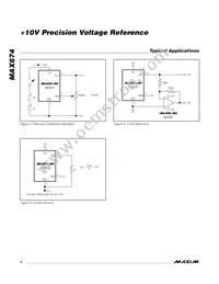 MAX674CSA+T Datasheet Page 4