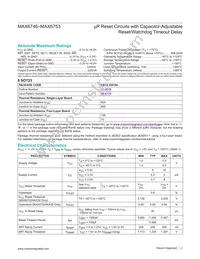 MAX6751KA16+T Datasheet Page 2