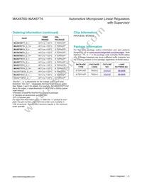MAX6773TALD2/V+ Datasheet Page 21