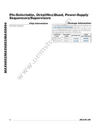 MAX6893ETI+T Datasheet Page 18