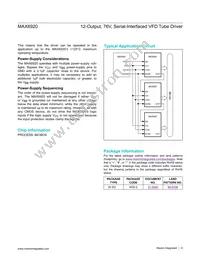 MAX6920ATP+T Datasheet Page 9