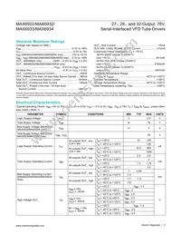 MAX6934ATH+ Datasheet Page 2