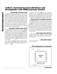 MAX6946ATE+ Datasheet Page 20