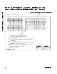 MAX6946ATE+ Datasheet Page 22