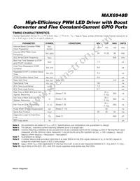 MAX6948BGWA+T Datasheet Page 5