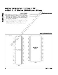 MAX6952EPL+ Datasheet Page 20