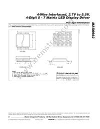 MAX6952EPL+ Datasheet Page 21