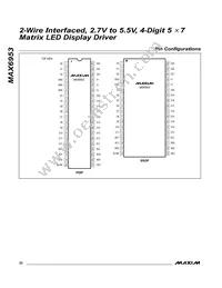 MAX6953EAX+T Datasheet Page 22