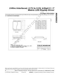 MAX6953EAX+T Datasheet Page 23