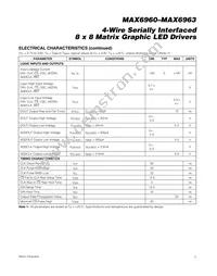 MAX6963ATH+T Datasheet Page 3