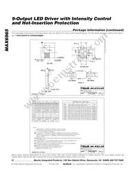 MAX6965AEE+T Datasheet Page 22