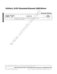 MAX6969AWG+T Datasheet Page 12