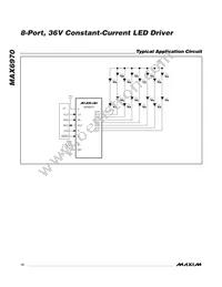 MAX6970AUE+T Datasheet Page 10