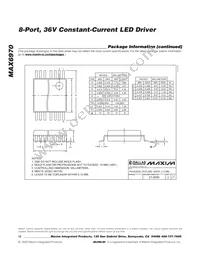 MAX6970AUE+T Datasheet Page 12