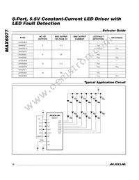 MAX6977AUE+T Datasheet Page 10