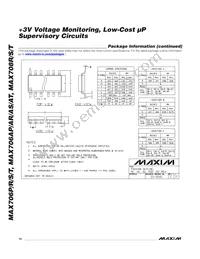MAX706SESA+TG126 Datasheet Page 14