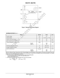 MAX708ESA-T Datasheet Page 2