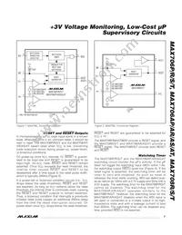 MAX708SCPA+ Datasheet Page 7