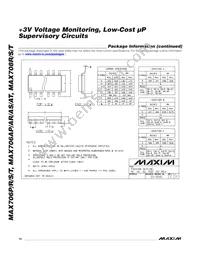 MAX708SCPA+ Datasheet Page 14