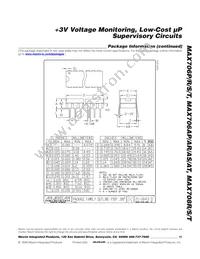 MAX708SCPA+ Datasheet Page 15