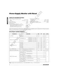 MAX709LESA+TG002 Datasheet Page 2