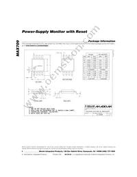 MAX709LESA+TG002 Datasheet Page 8