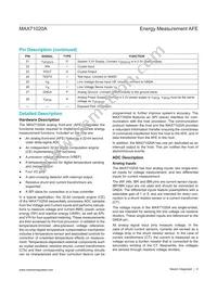 MAX71020AETI+T Datasheet Page 8