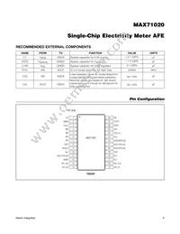 MAX71020AEUI+ Datasheet Page 6