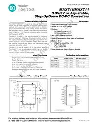 MAX711ESE+TG068 Datasheet Cover