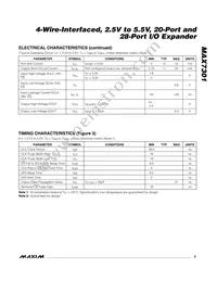 MAX7301ANI+ Datasheet Page 3