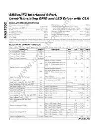 MAX7302ATE+T Datasheet Page 2