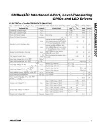 MAX7307ALB+T Datasheet Page 3