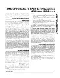 MAX7307ALB+T Datasheet Page 21