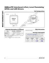 MAX7307ALB+T Datasheet Page 22