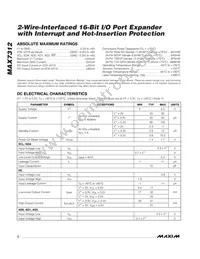 MAX7312AWG+T Datasheet Page 2