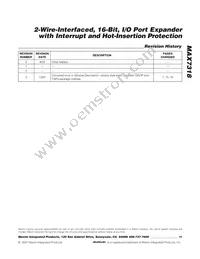 MAX7318AUG+TG069 Datasheet Page 19