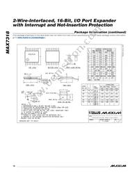 MAX7318AWG+T Datasheet Page 16