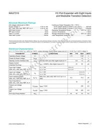 MAX7319ATE+T Datasheet Page 2