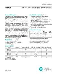 MAX7320ATE+TGA8 Datasheet Cover