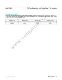 MAX7320ATE+TGA8 Datasheet Page 13