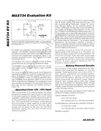 MAX734CSA-T Datasheet Page 16