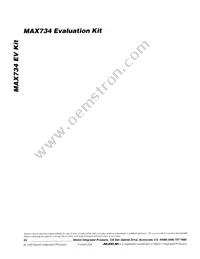 MAX734EPA+ Datasheet Page 20