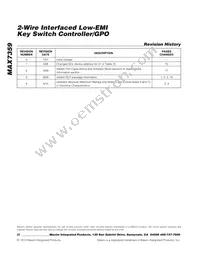 MAX7359BETG+ Datasheet Page 20