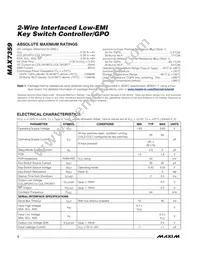 MAX7359ETG+TG104 Datasheet Page 2